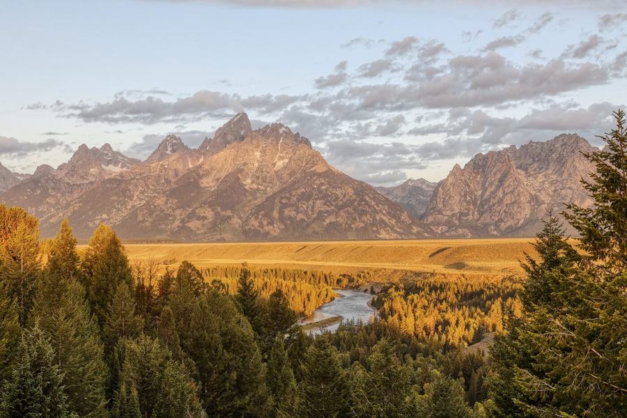 Canyons, Berge, Wüste, Nachthimmel – Grand Teton, USA